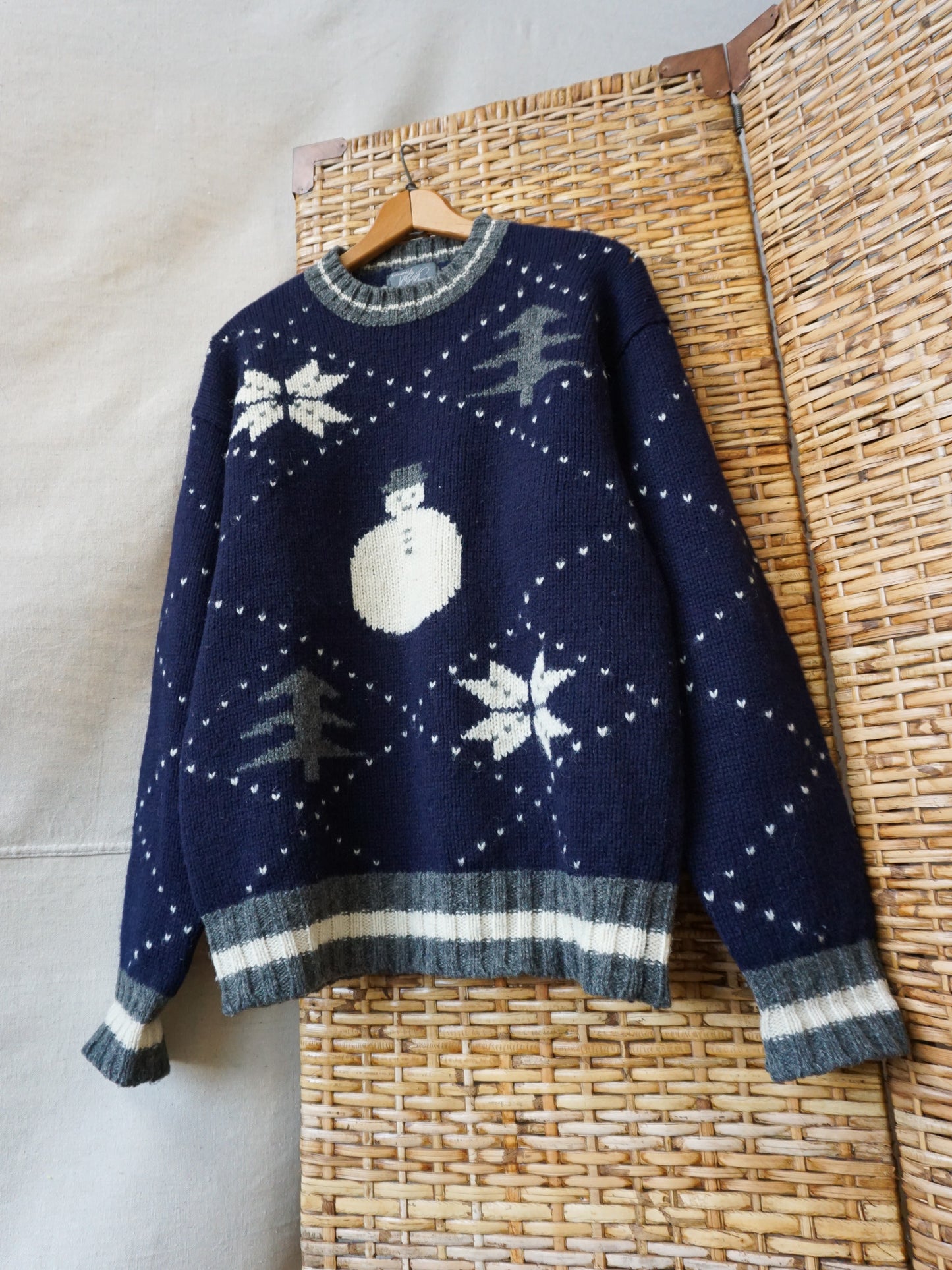 Lord & Taylor Snowman Sweater—[M]