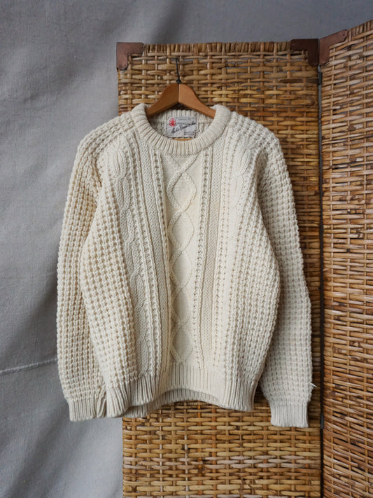 Archie Brown & Son Aran Sweater—[L]