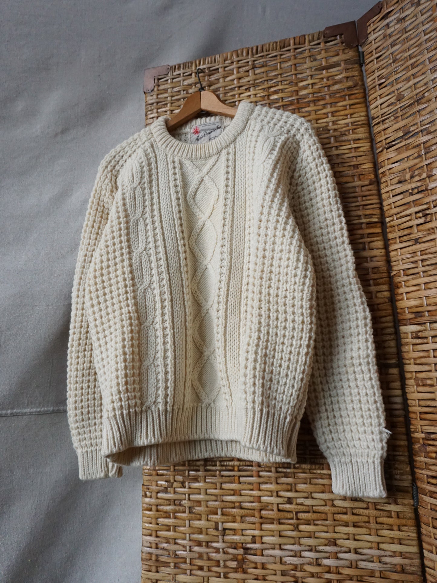 Archie Brown & Son Aran Sweater—[L]