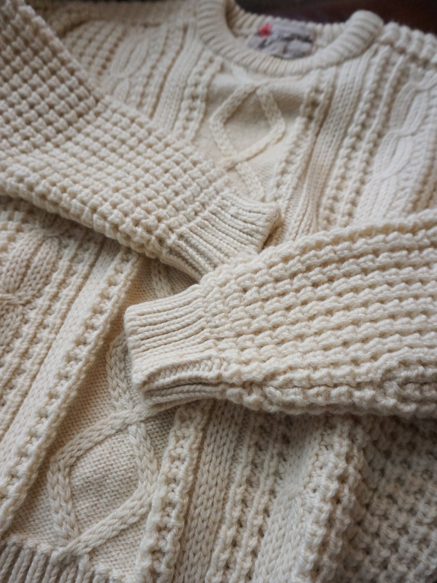 Archie Brown & Son Aran Sweater—[L]