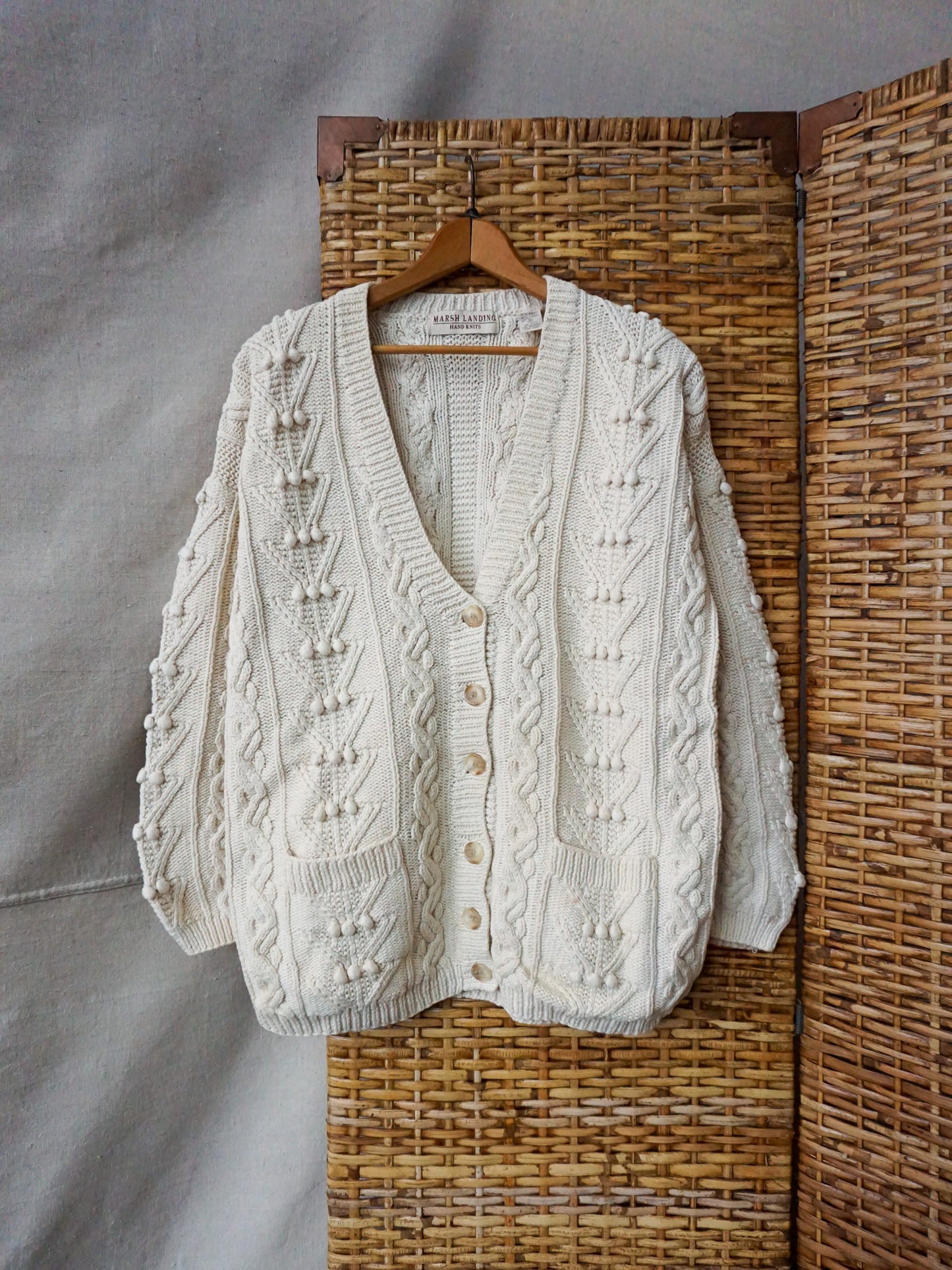 Marsh Landing Hand Knit Cardigan—[M/L]
