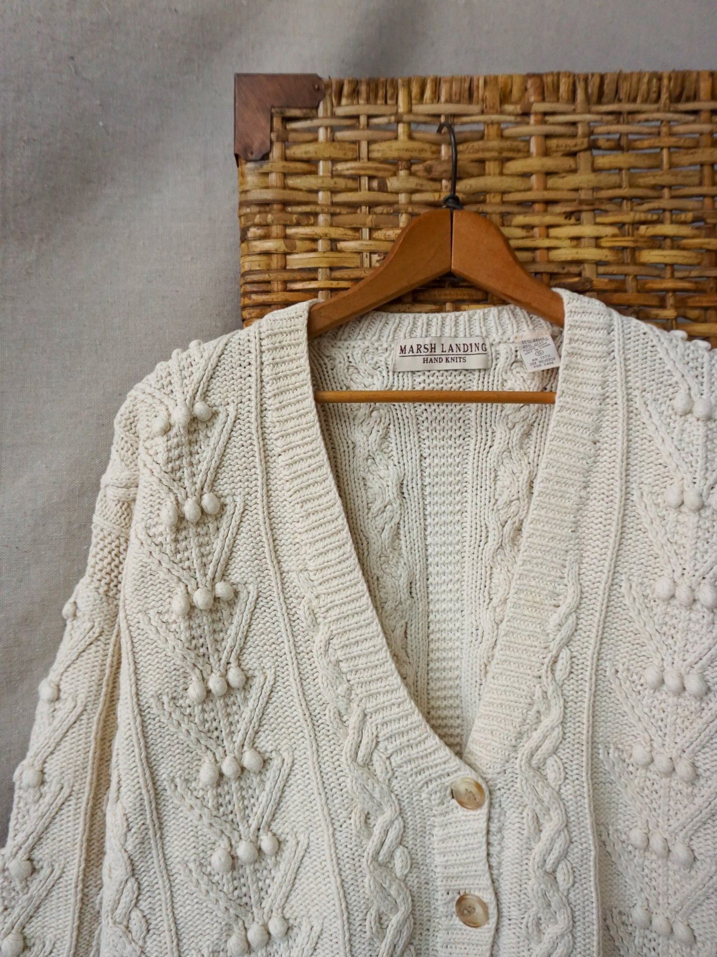 Marsh Landing Hand Knit Cardigan—[M/L]