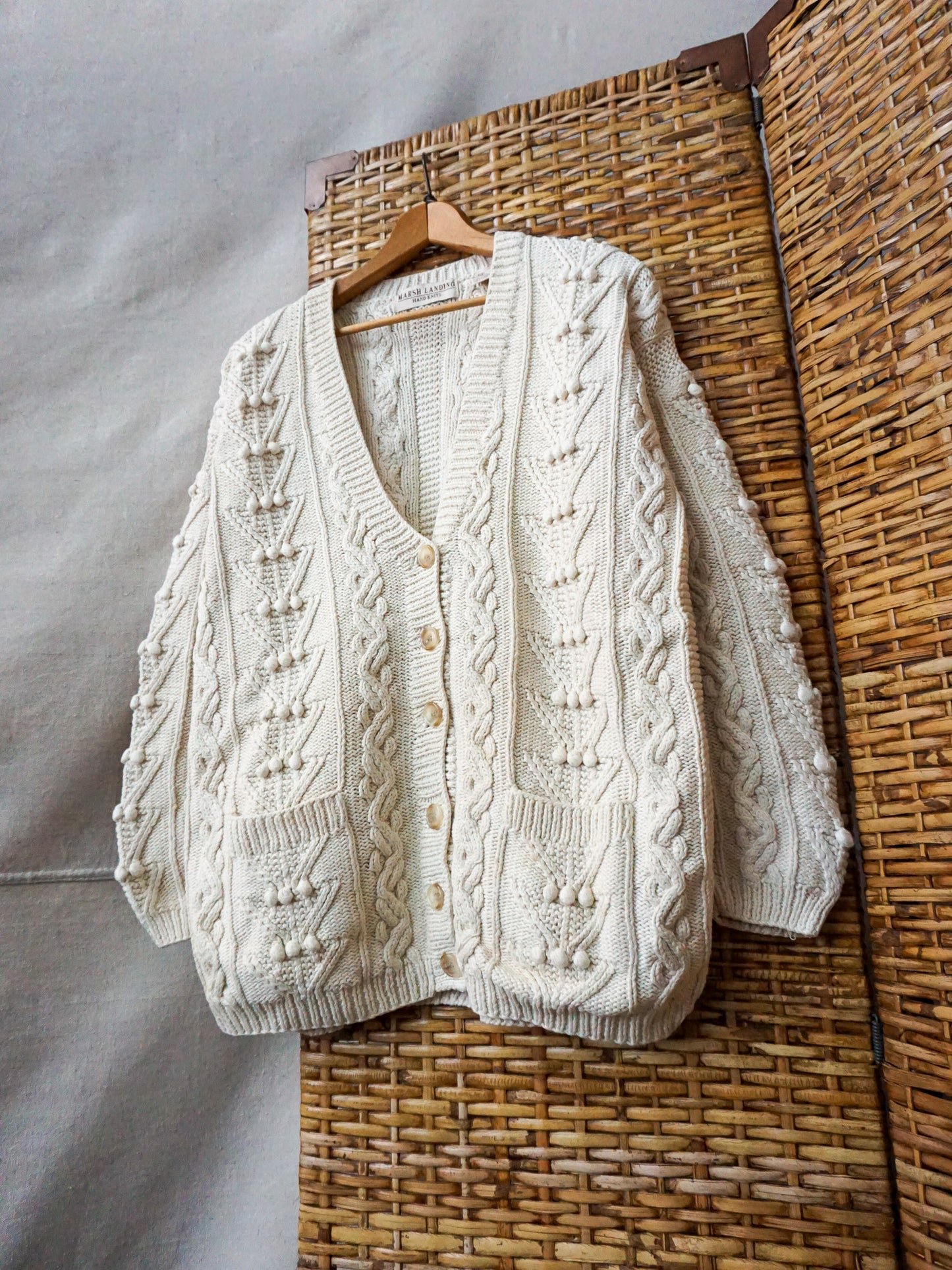 Marsh Landing Hand Knit Cardigan—[M/L]