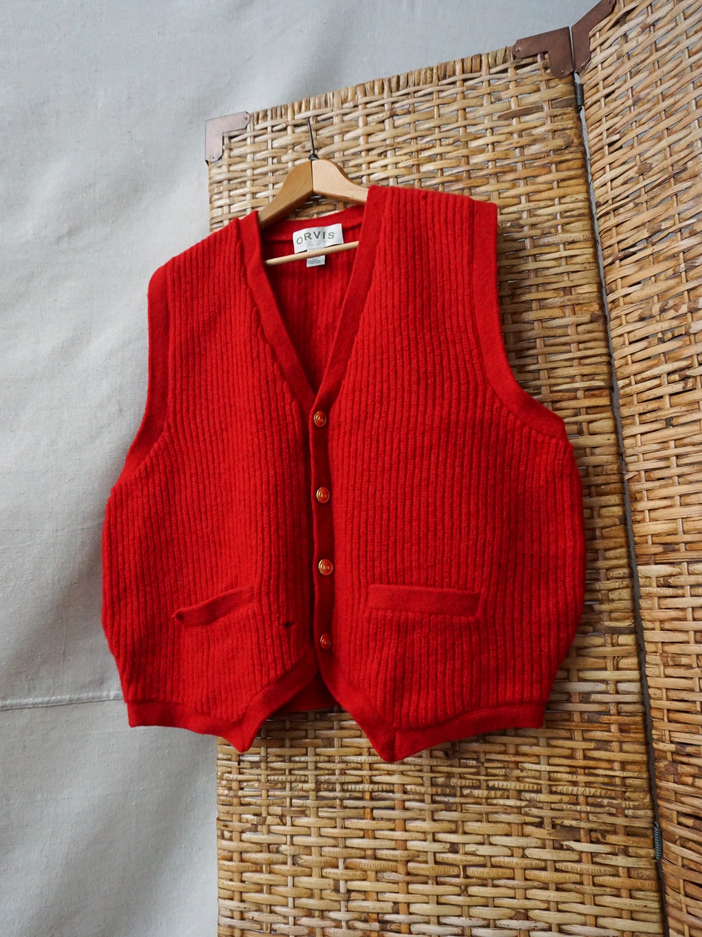 Orvis Wool Wool Vest—[L]