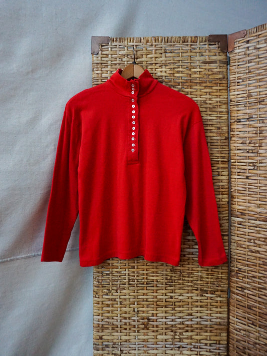 American Cottons Henley Mock—[S/M]