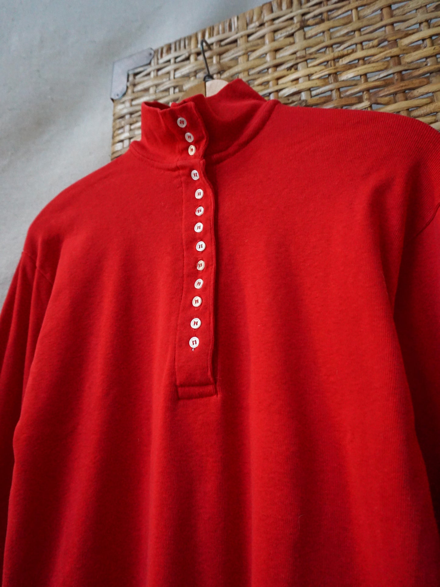 American Cottons Henley Mock—[S/M]