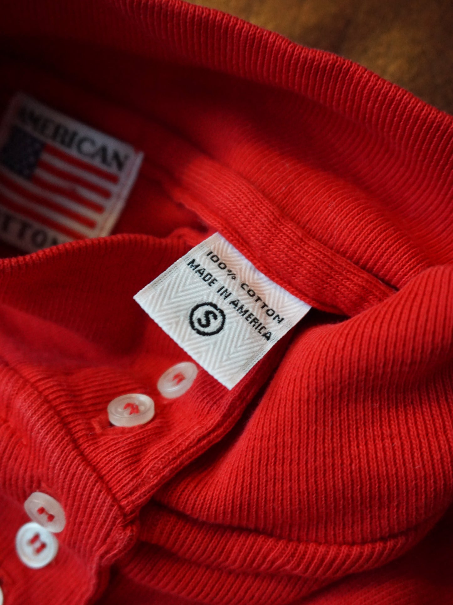 American Cottons Henley Mock—[S/M]