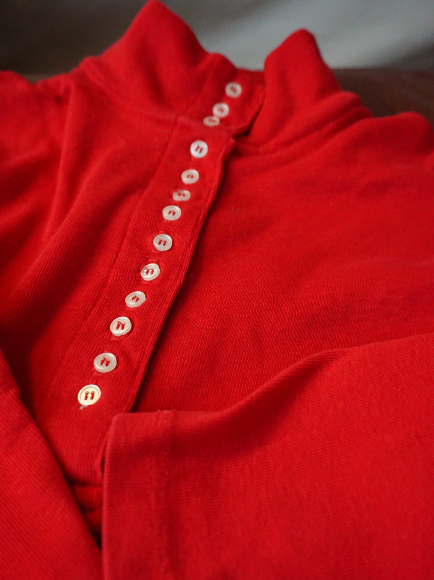 American Cottons Henley Mock—[S/M]