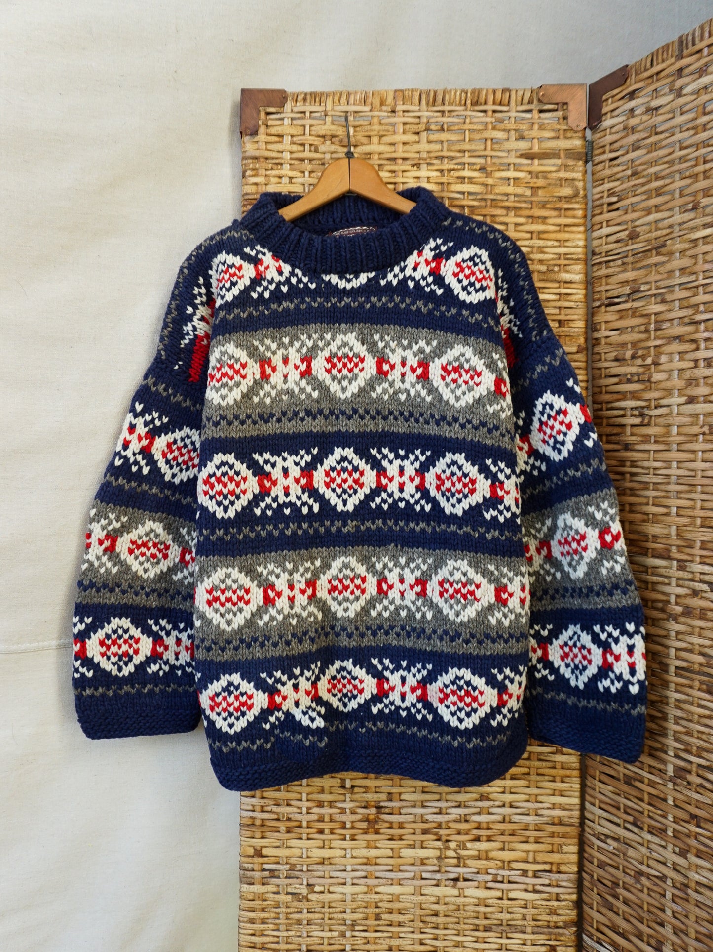 Rey Wear Chunky Wool Sweater—[L/XL]