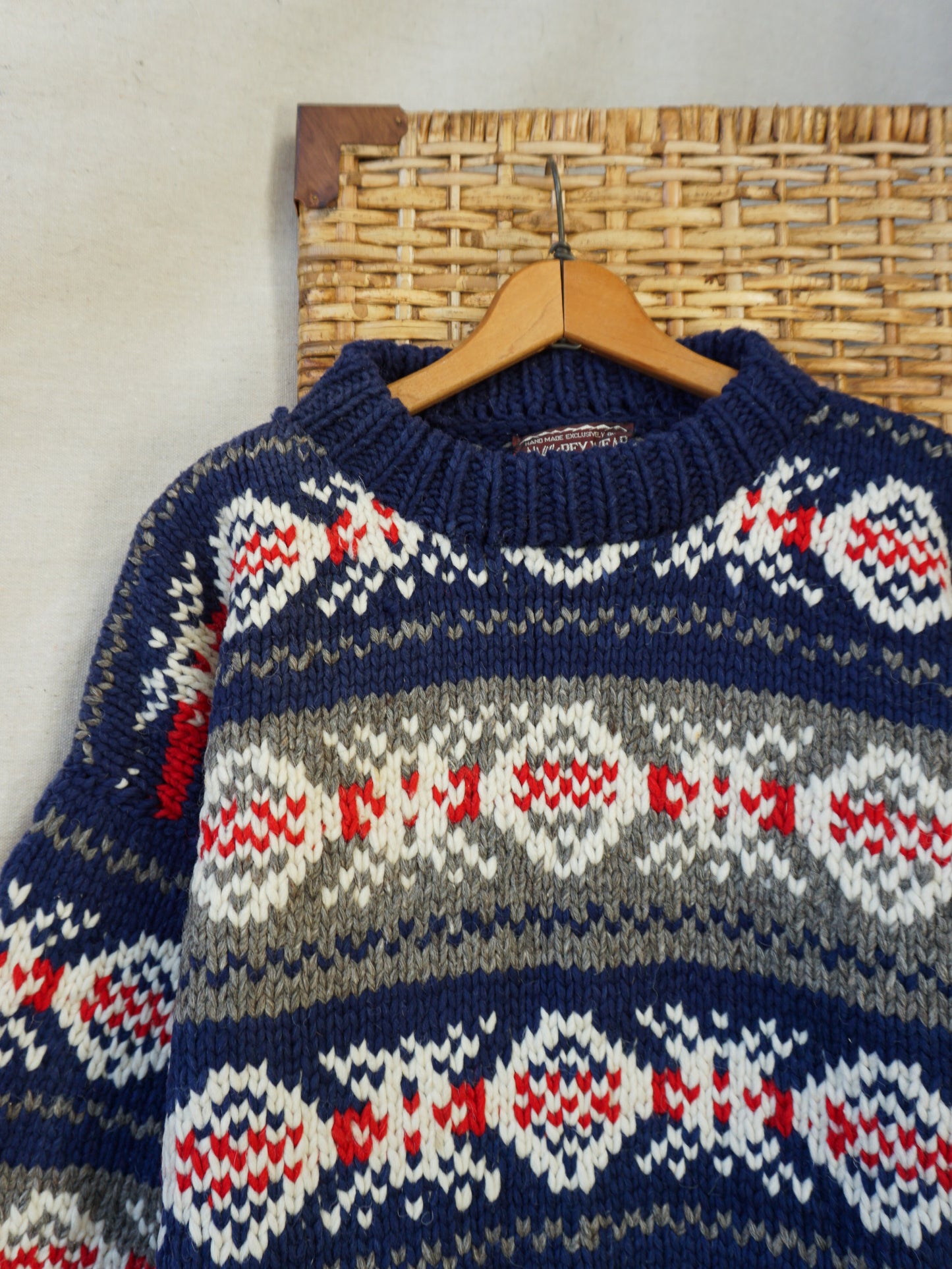 Rey Wear Chunky Wool Sweater—[L/XL]