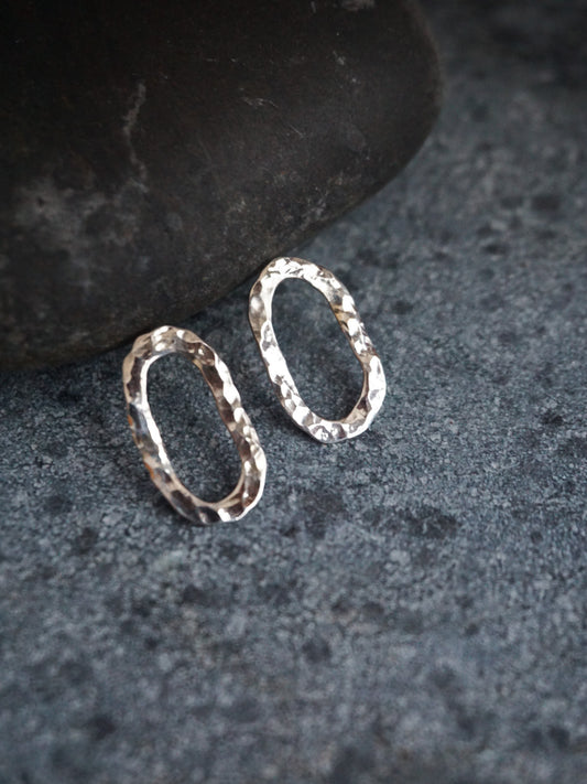 Oblong Earrings—Polished