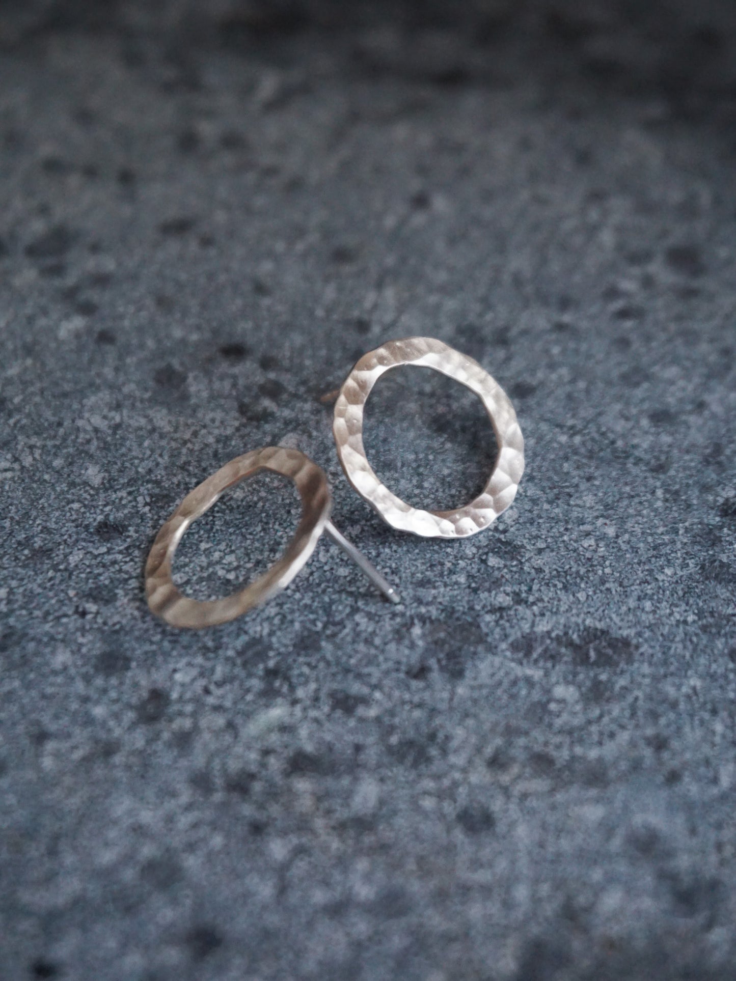 Ring Earrings—Matte
