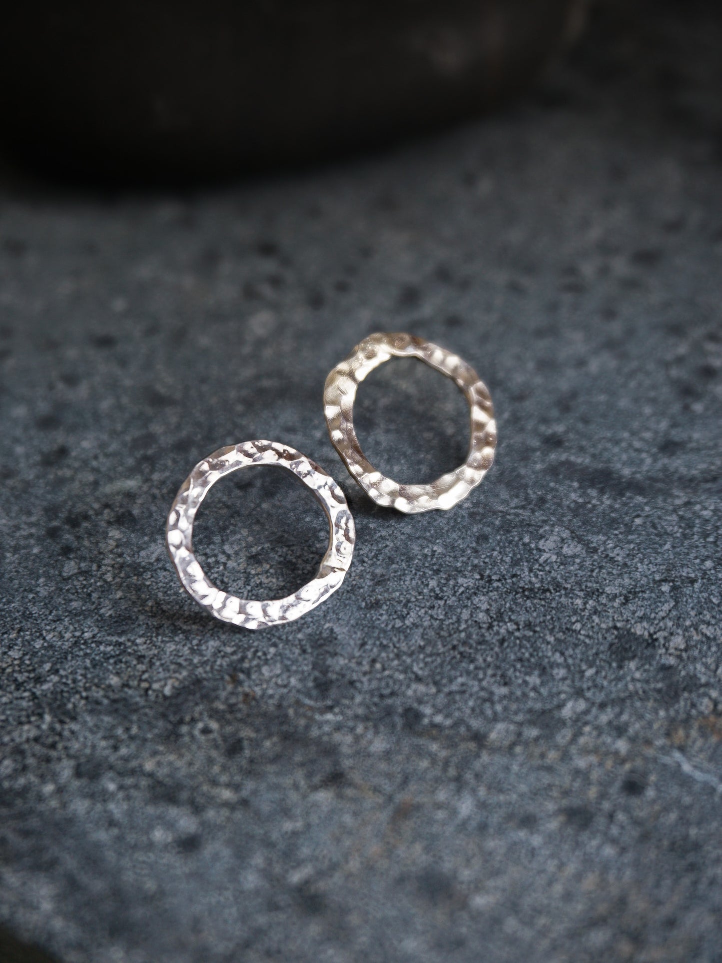 Ring Earrings—Polished
