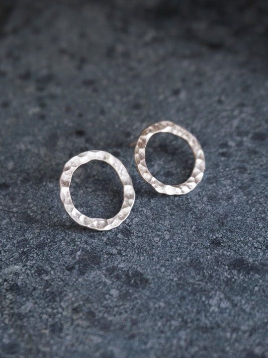Ring Earrings—Matte
