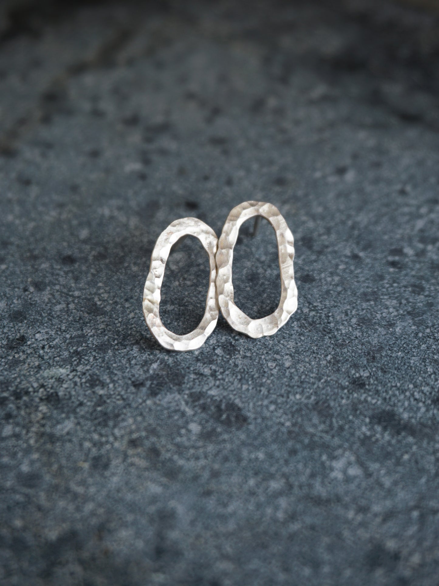 Oblong Earrings—Matte