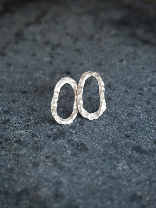 Oblong Earrings—Matte