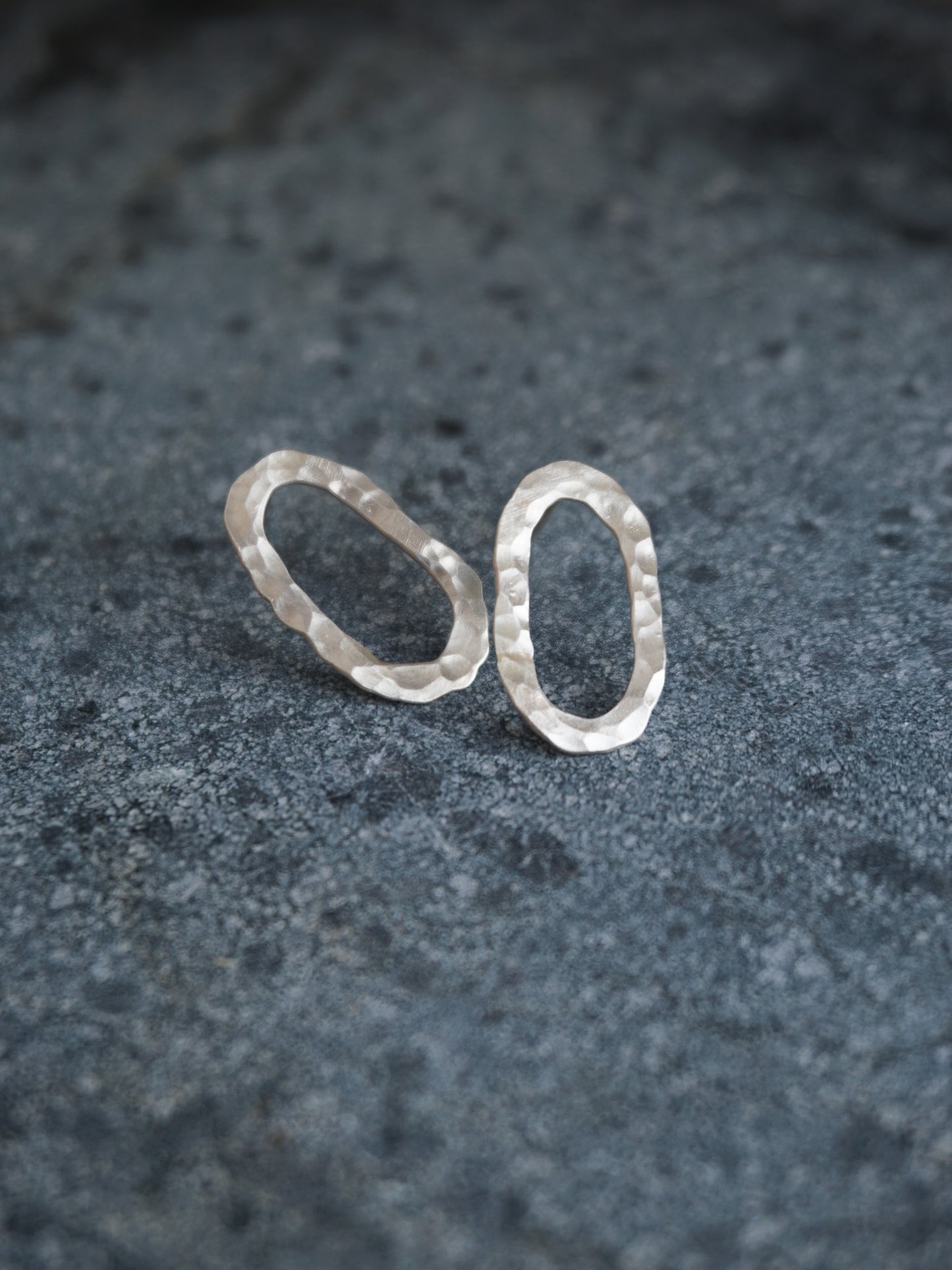Oblong Earrings—Matte