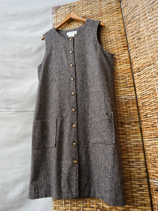 Orvis Wool Tweed Jumper Dress—[M/L]