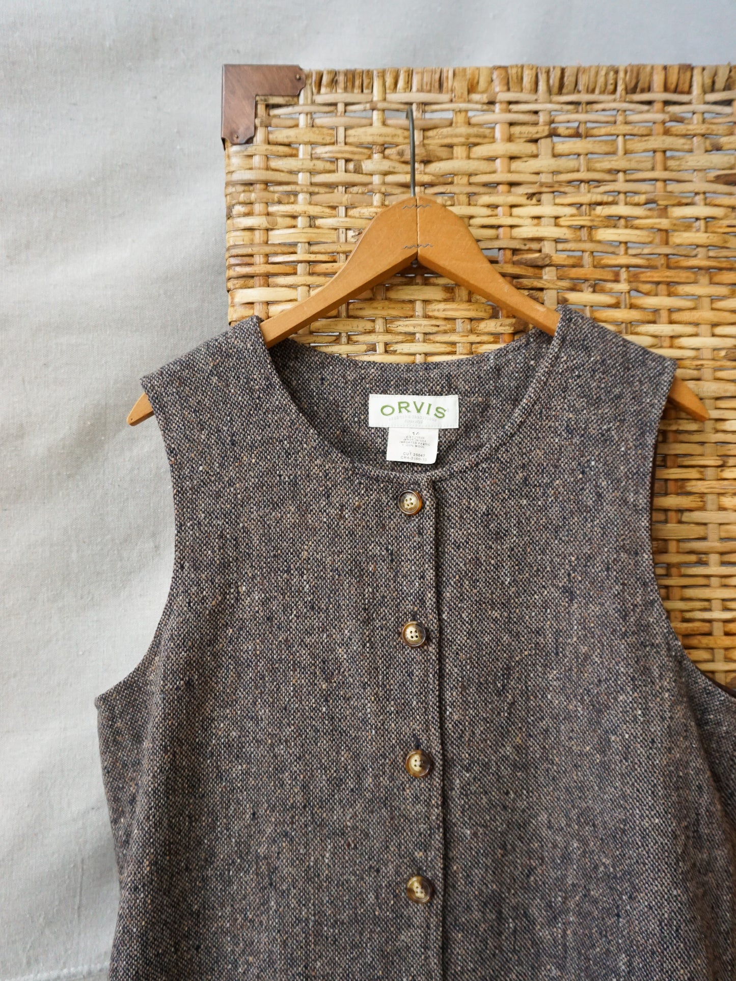 Orvis Wool Tweed Jumper Dress—[M/L]