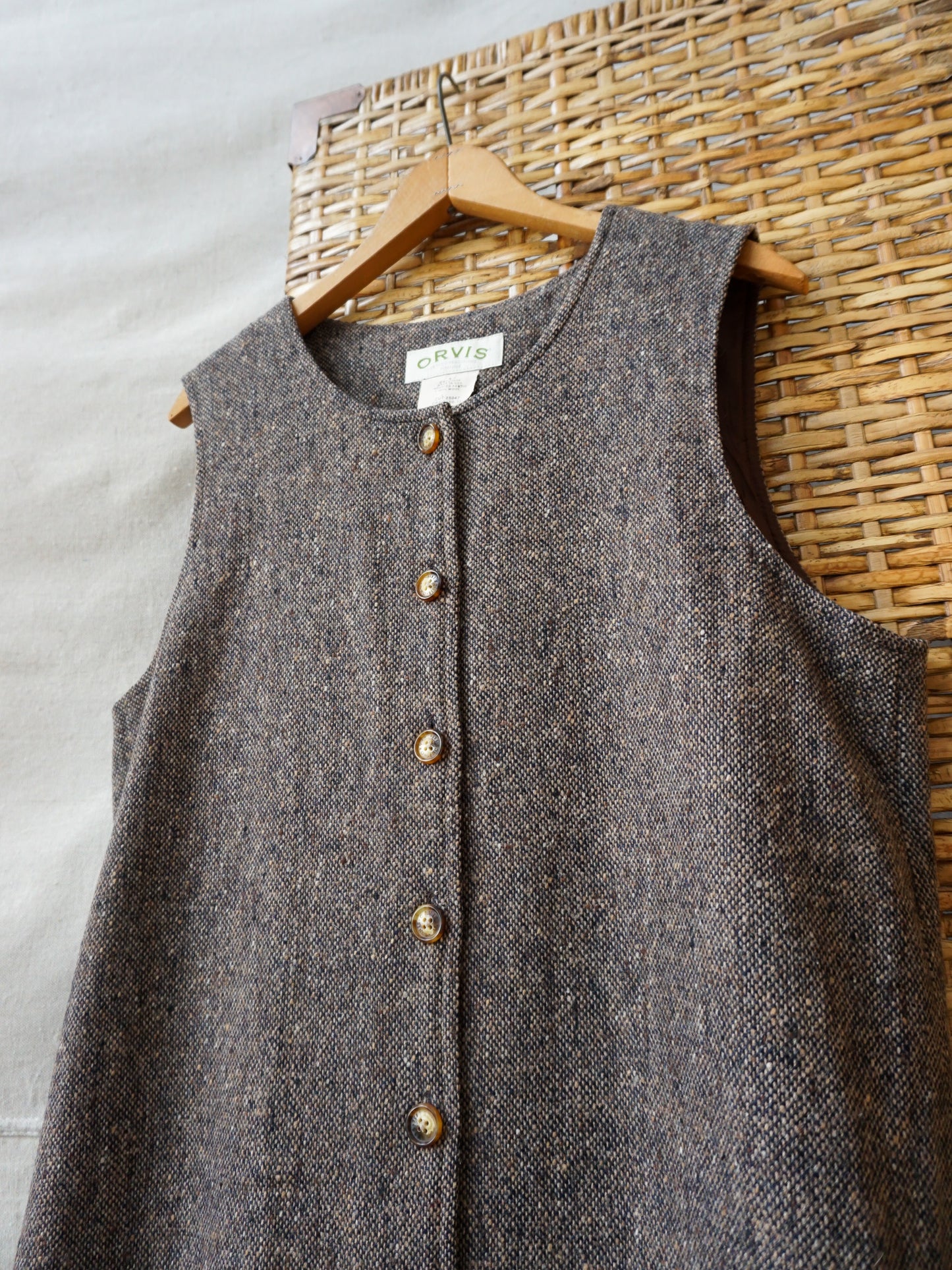 Orvis Wool Tweed Jumper Dress—[M/L]