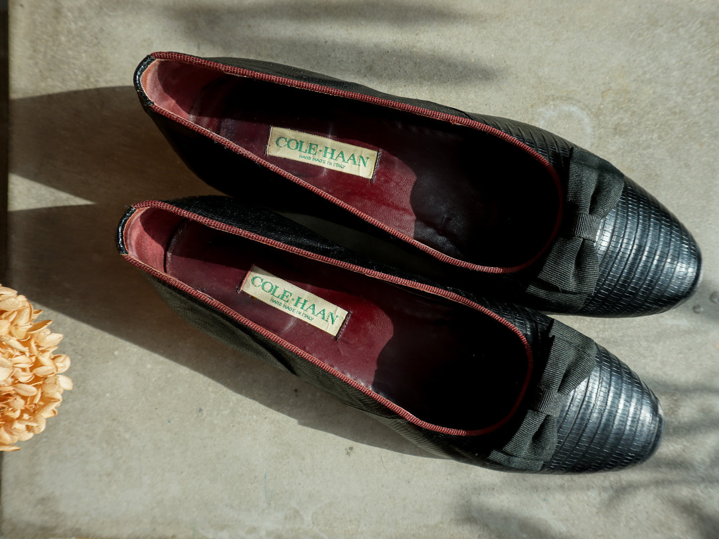 Vintage Cole Haan Lizard Opera Pumps—[11.5M]