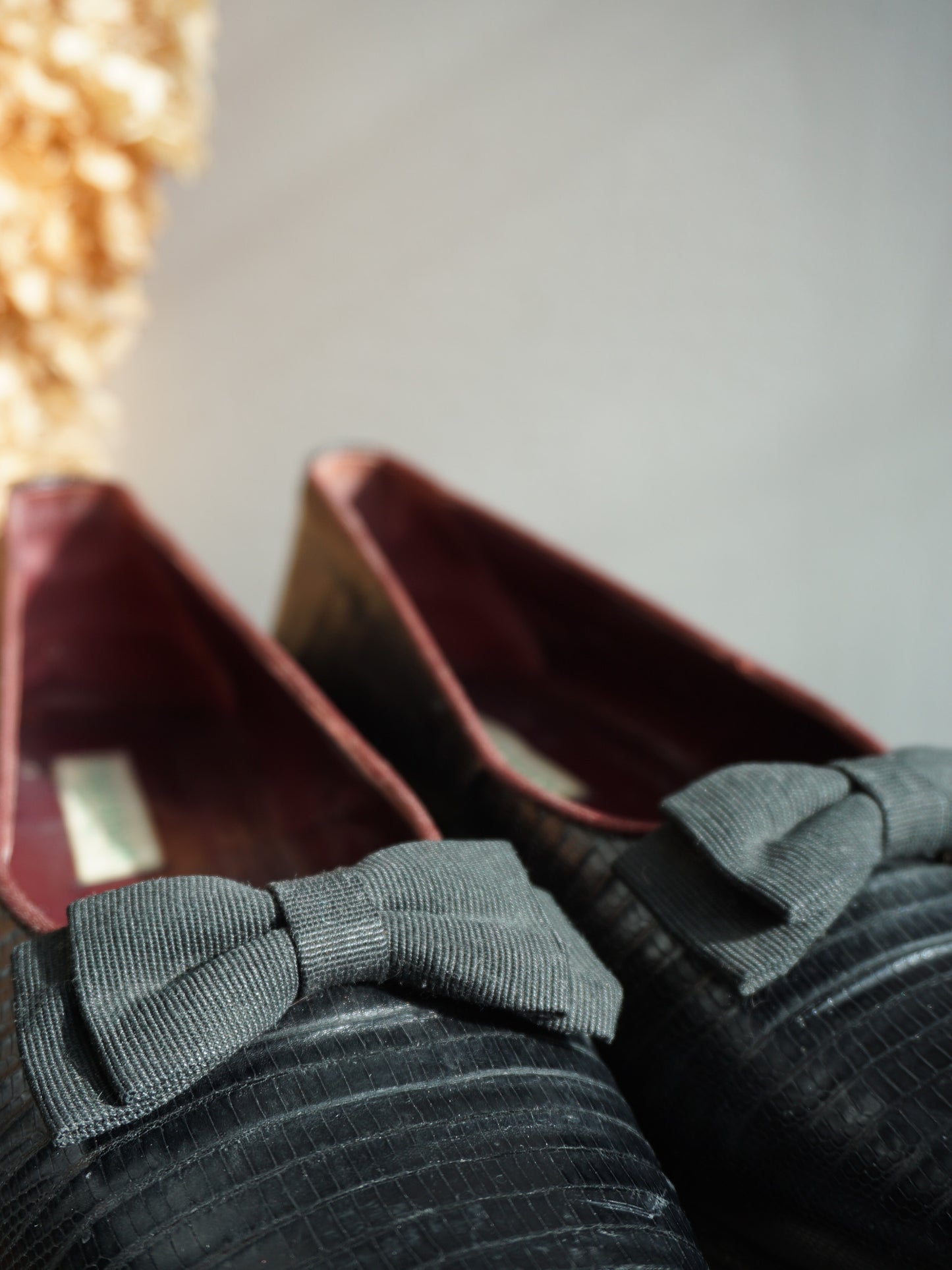 Vintage Cole Haan Lizard Opera Pumps—[11.5M]