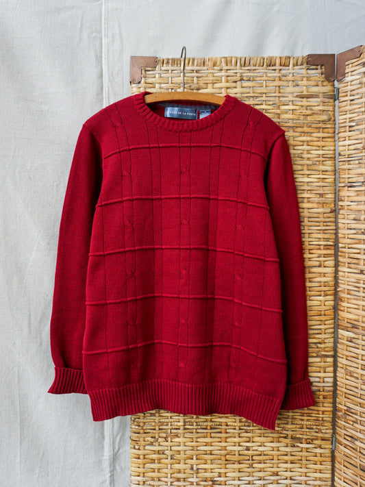 Oscar De La Renta Cotton Sweater—[M]