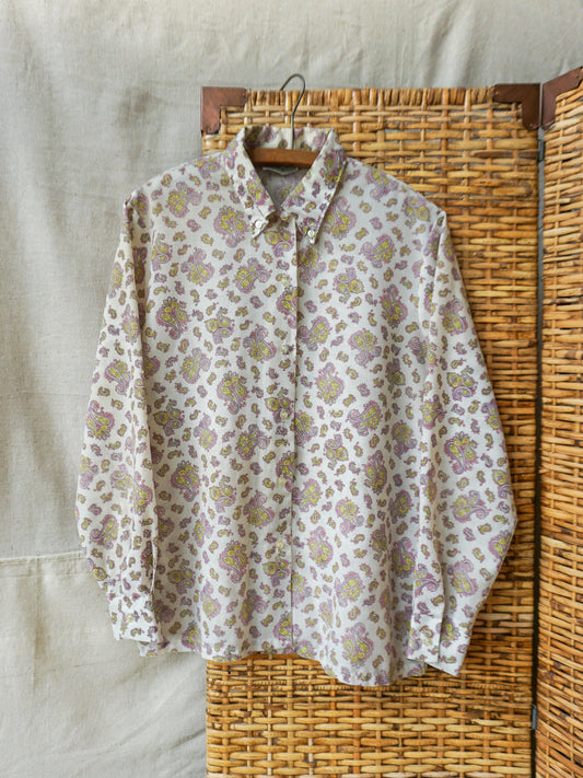 Paisley Button-Down—[M/L]