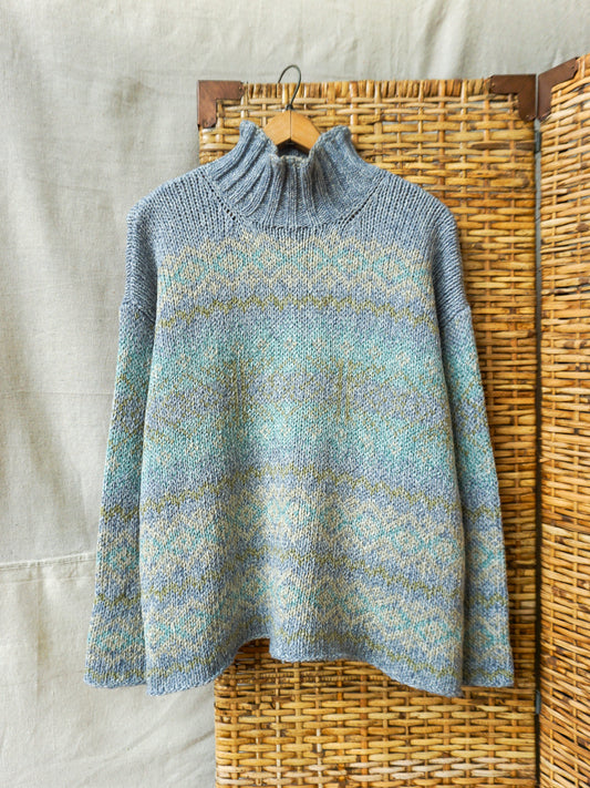 Space-Dyed Mockneck—[M]