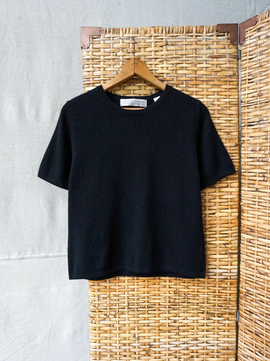 Cashmere Tee Black—[S/M]