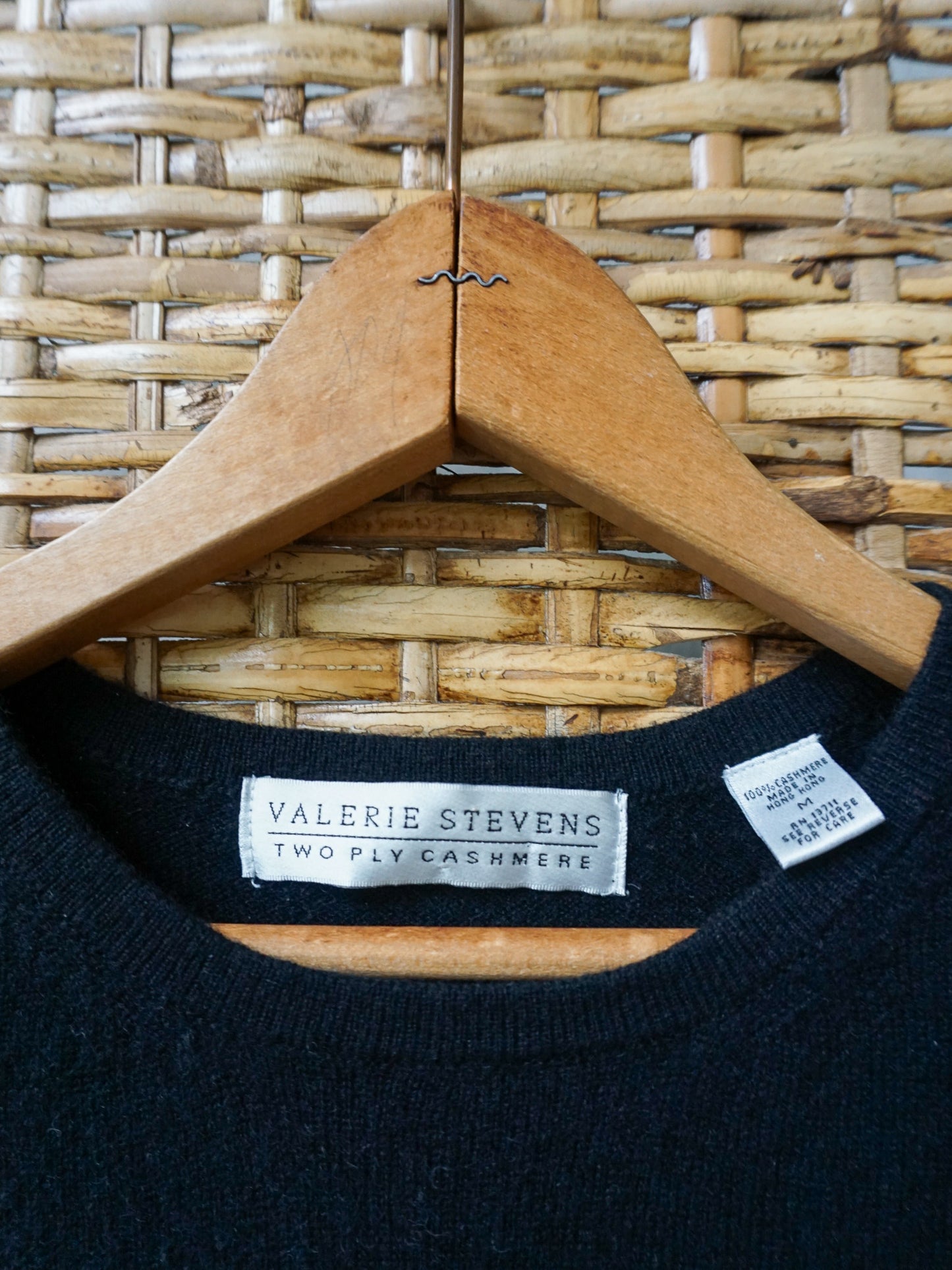 Cashmere Tee Black—[S/M]