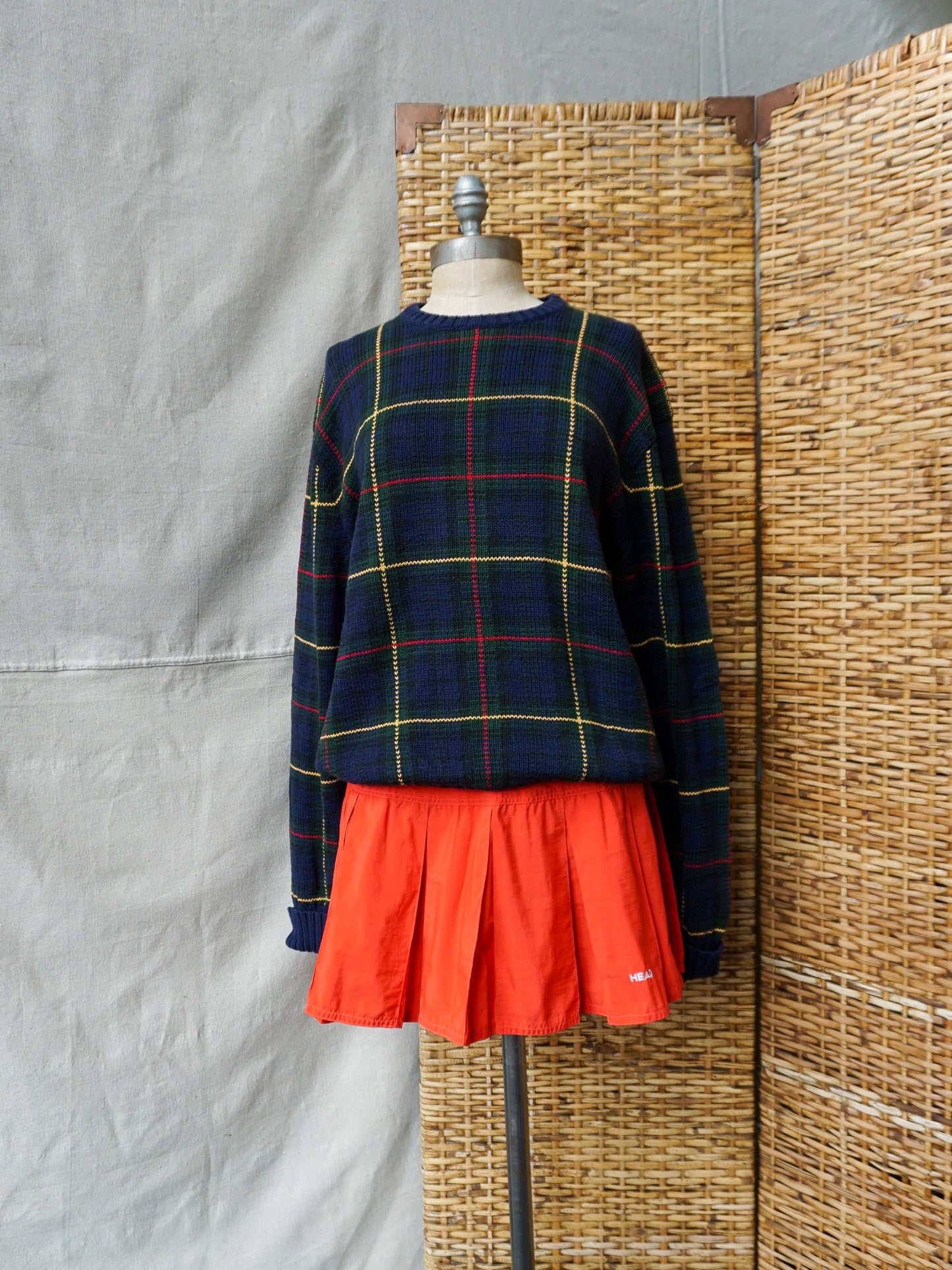 Polo Ralph Lauren Plaid Knit—[L]