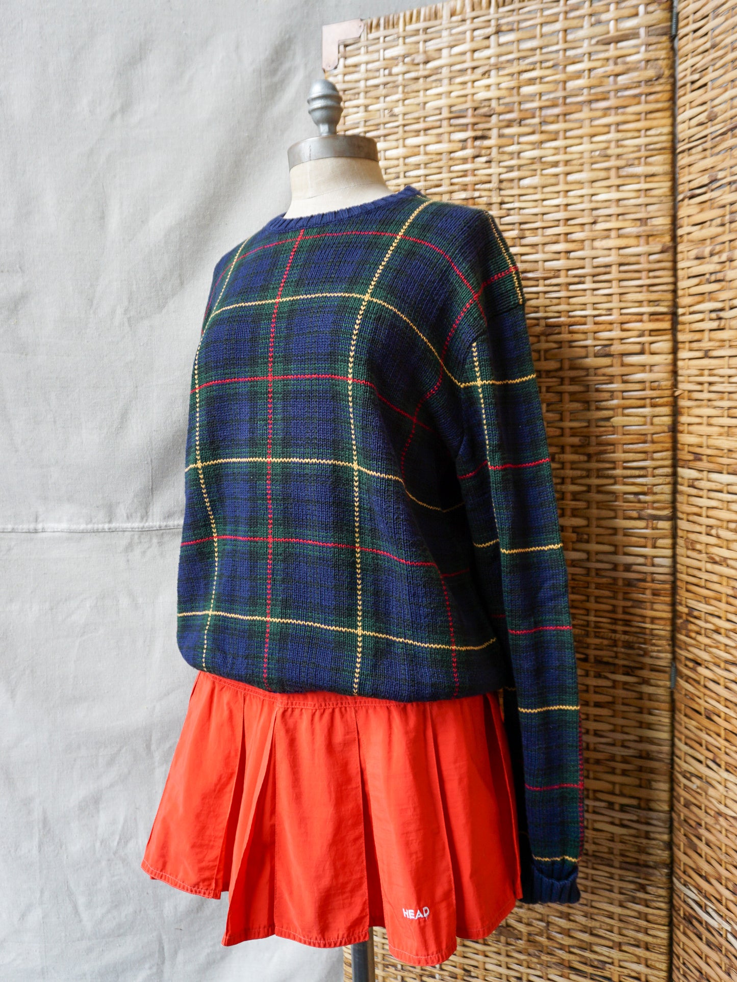 Polo Ralph Lauren Plaid Knit—[L]