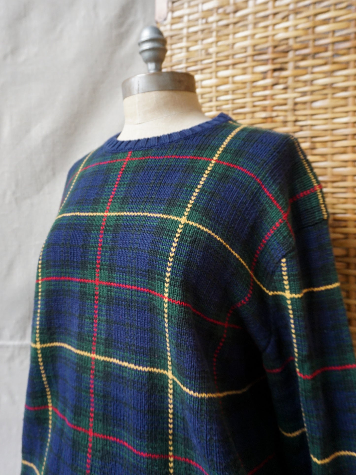 Polo Ralph Lauren Plaid Knit—[L]