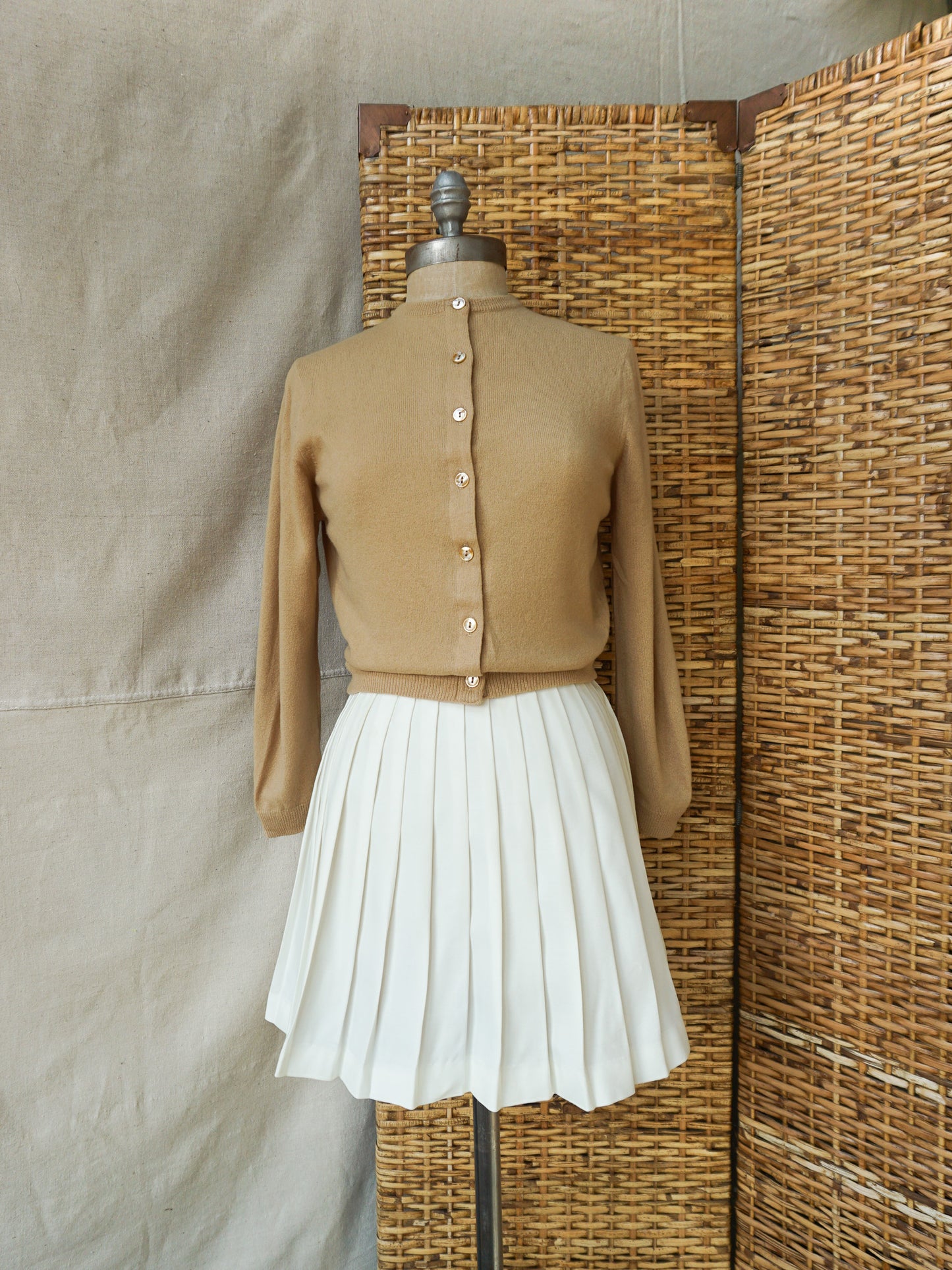 1950s Dalton for Marshall Field & Co Cashmere Cardigan—[S/M]