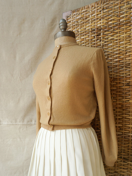 1950s Dalton for Marshall Field & Co Cashmere Cardigan—[S/M]