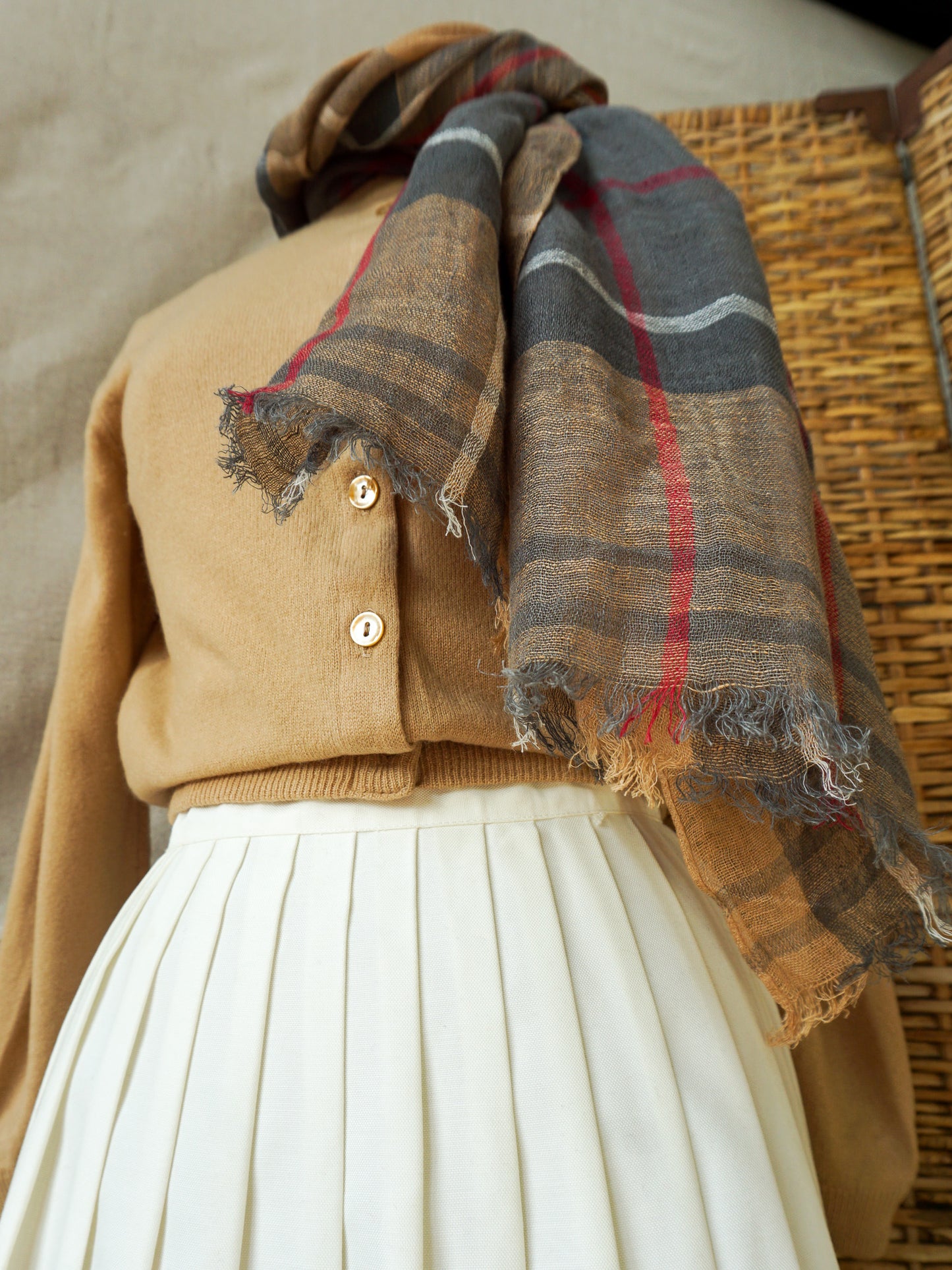 1950s Dalton for Marshall Field & Co Cashmere Cardigan—[S/M]