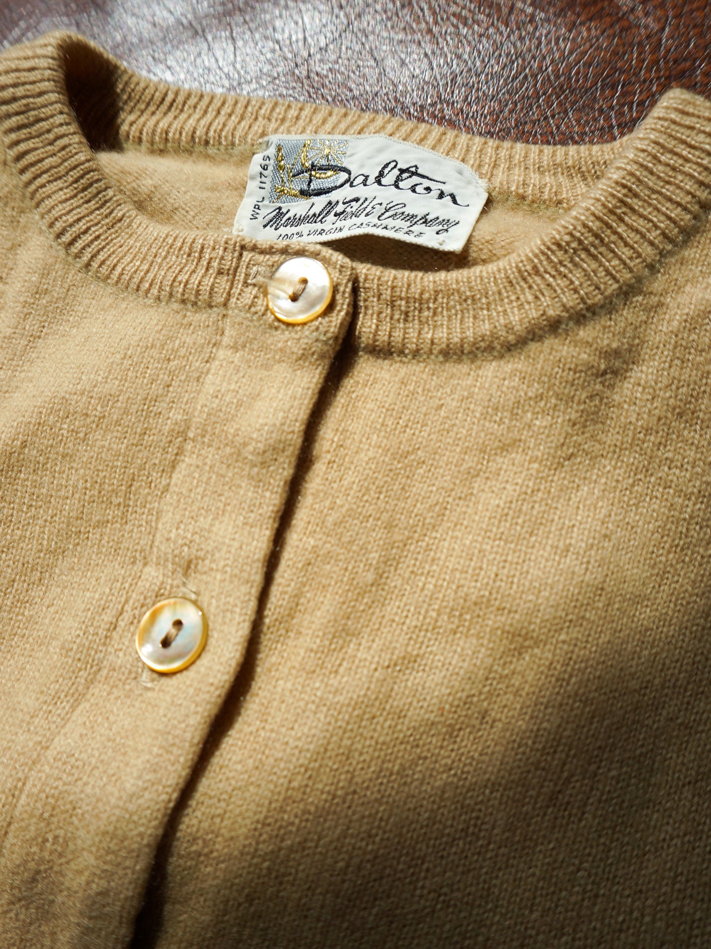 1950s Dalton for Marshall Field & Co Cashmere Cardigan—[S/M]
