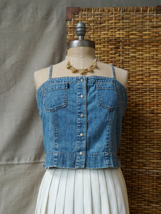 Lauren Jeans Co Denim Tank—[S/M]