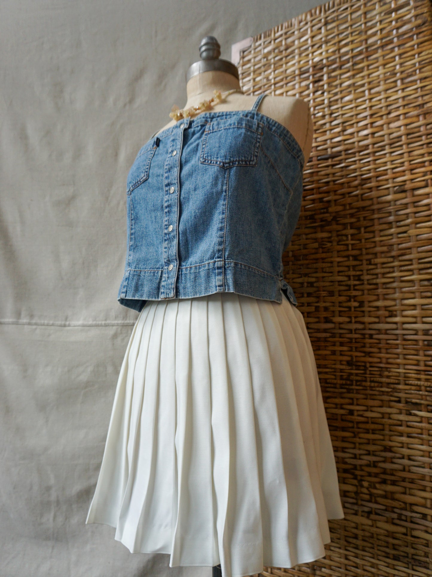 Lauren Jeans Co Denim Tank—[S/M]