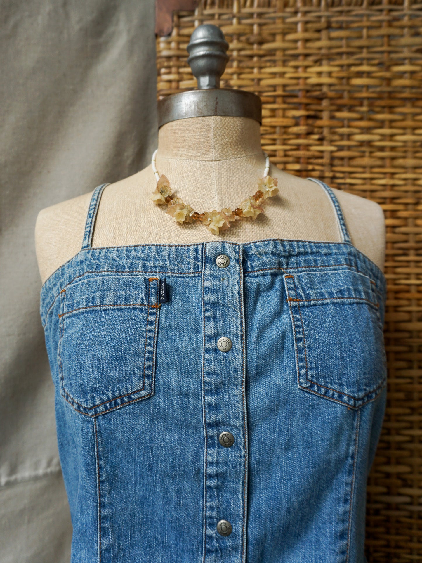 Lauren Jeans Co Denim Tank—[S/M]