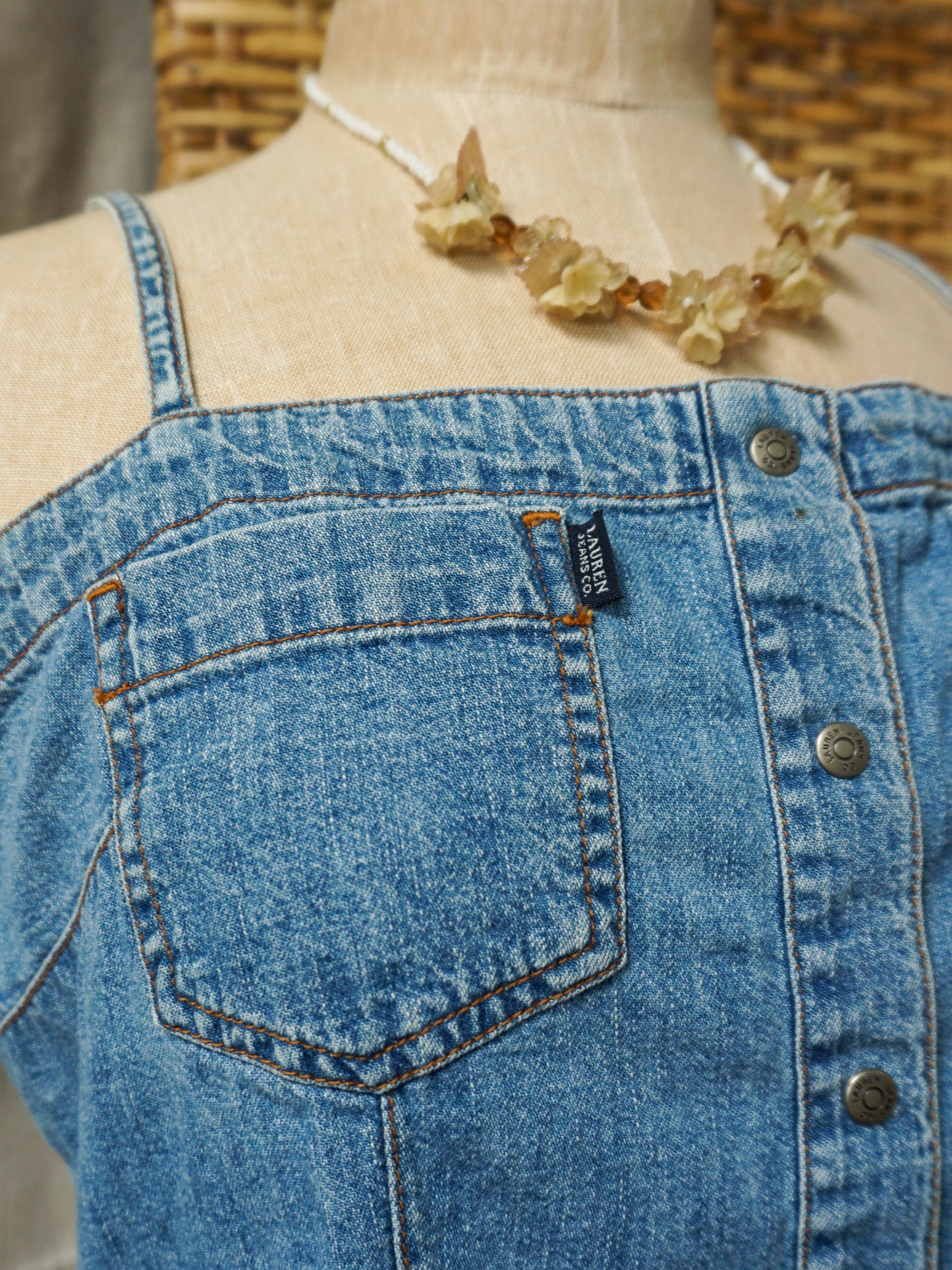 Lauren Jeans Co Denim Tank—[S/M]