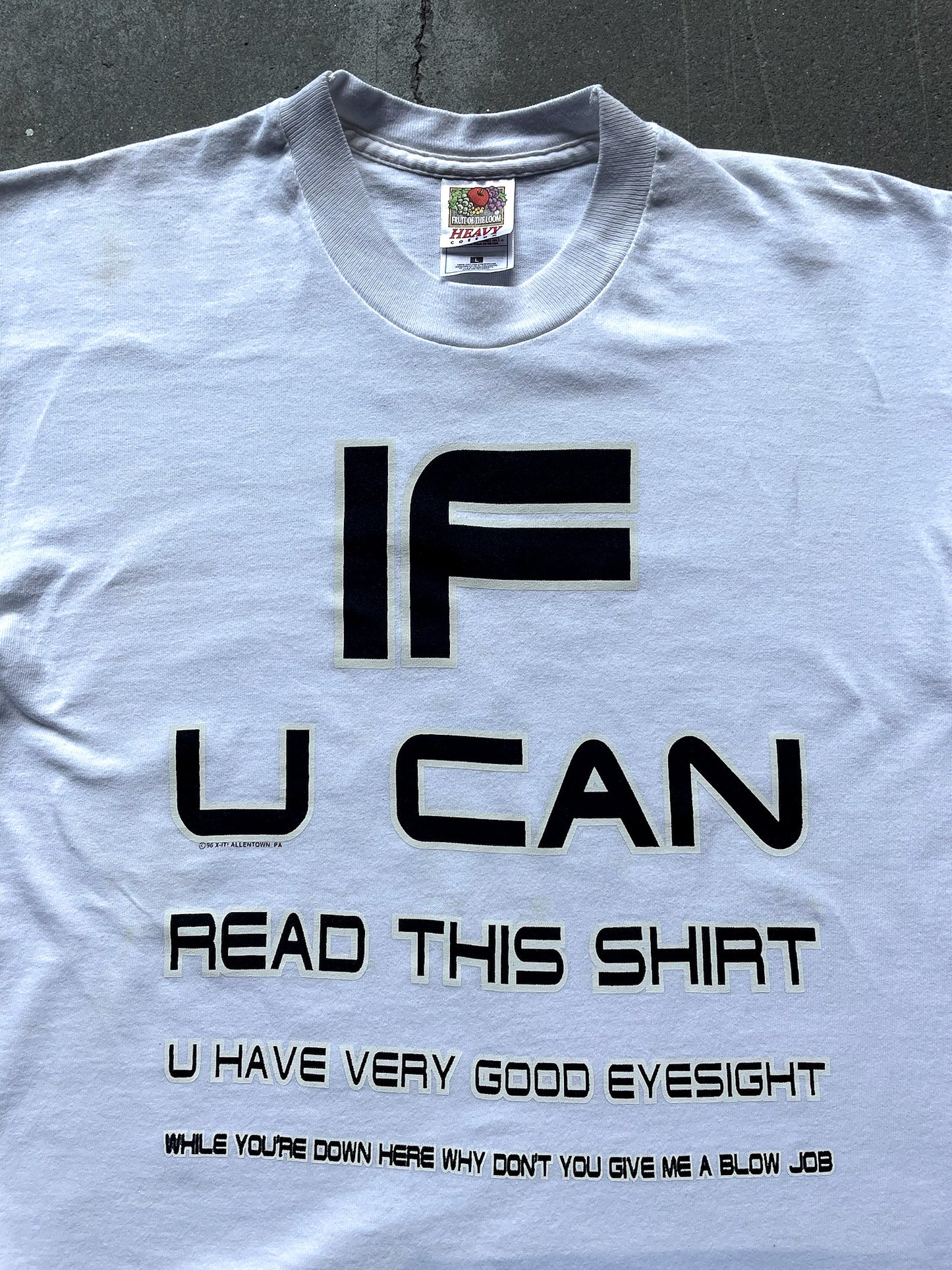 90's Eye Exam Blow Job T-Shirt—[L]