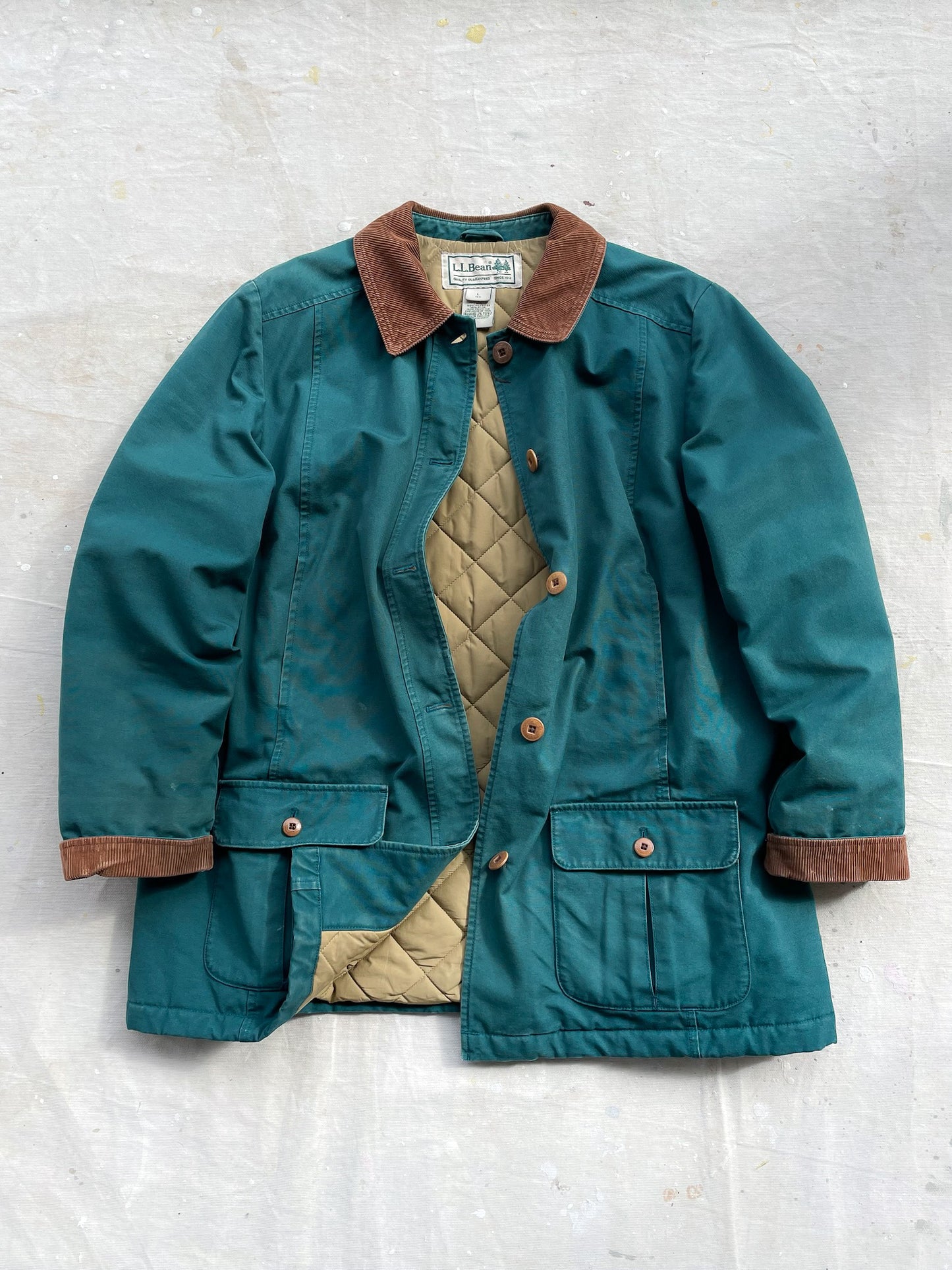 L.L.Bean Quilt Lined Barn Coat—[M]