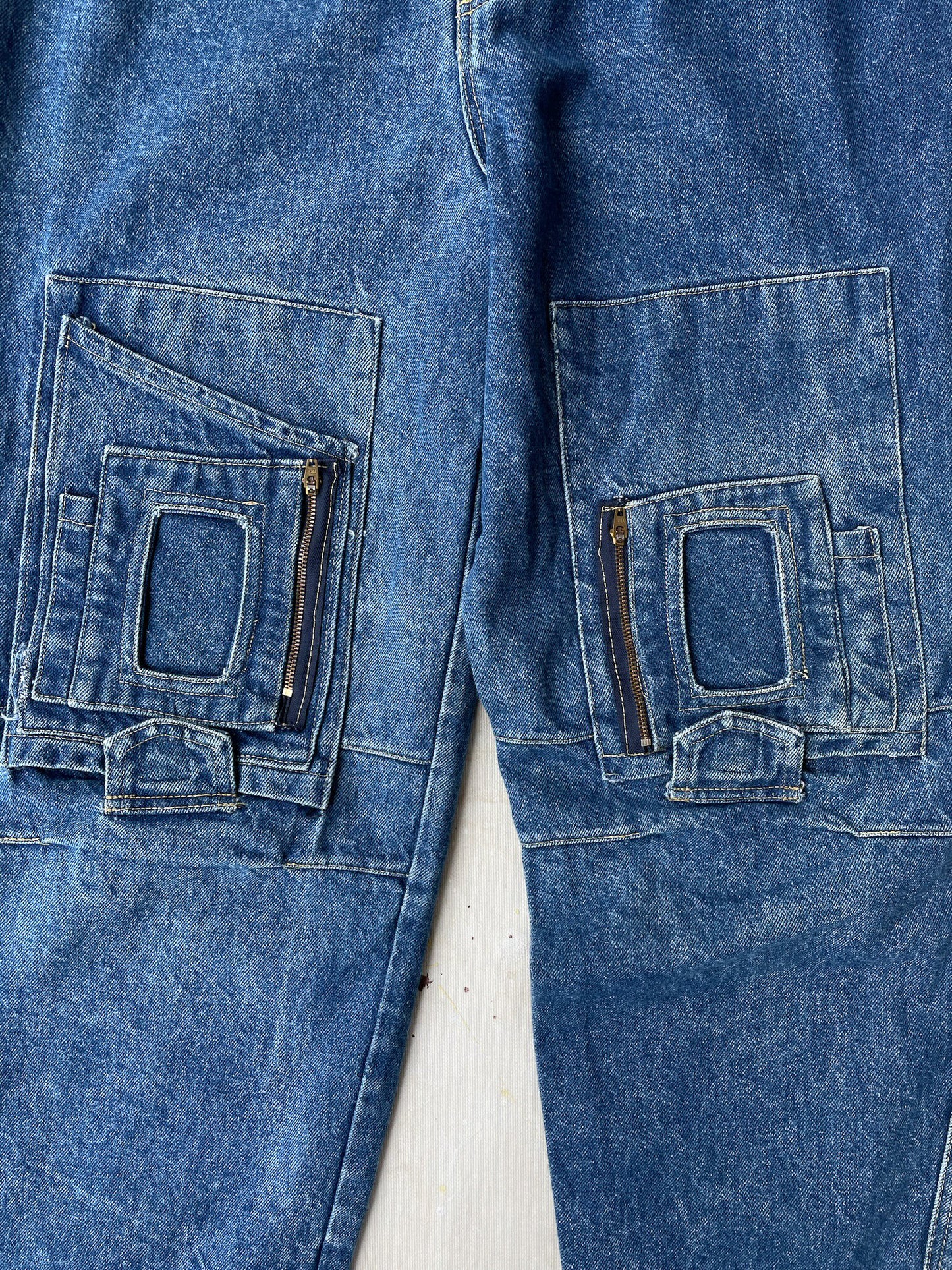 80's Guess Multi Pocket Jeans—[33x31]
