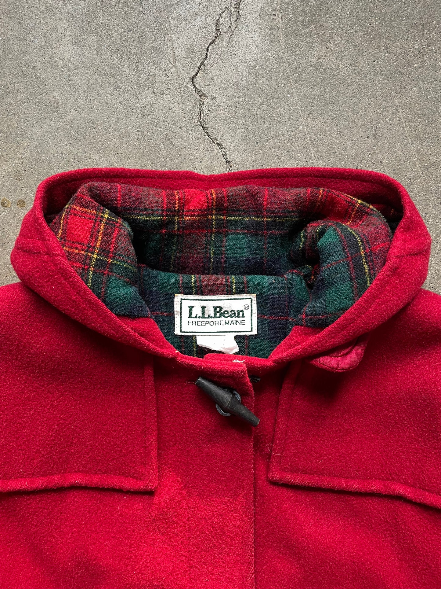 L.L.Bean Wool Toggle Coat—[L]