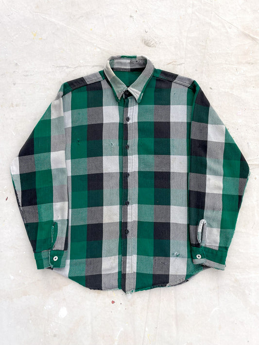 70's Heavyweight Flannel Shirt—[M]
