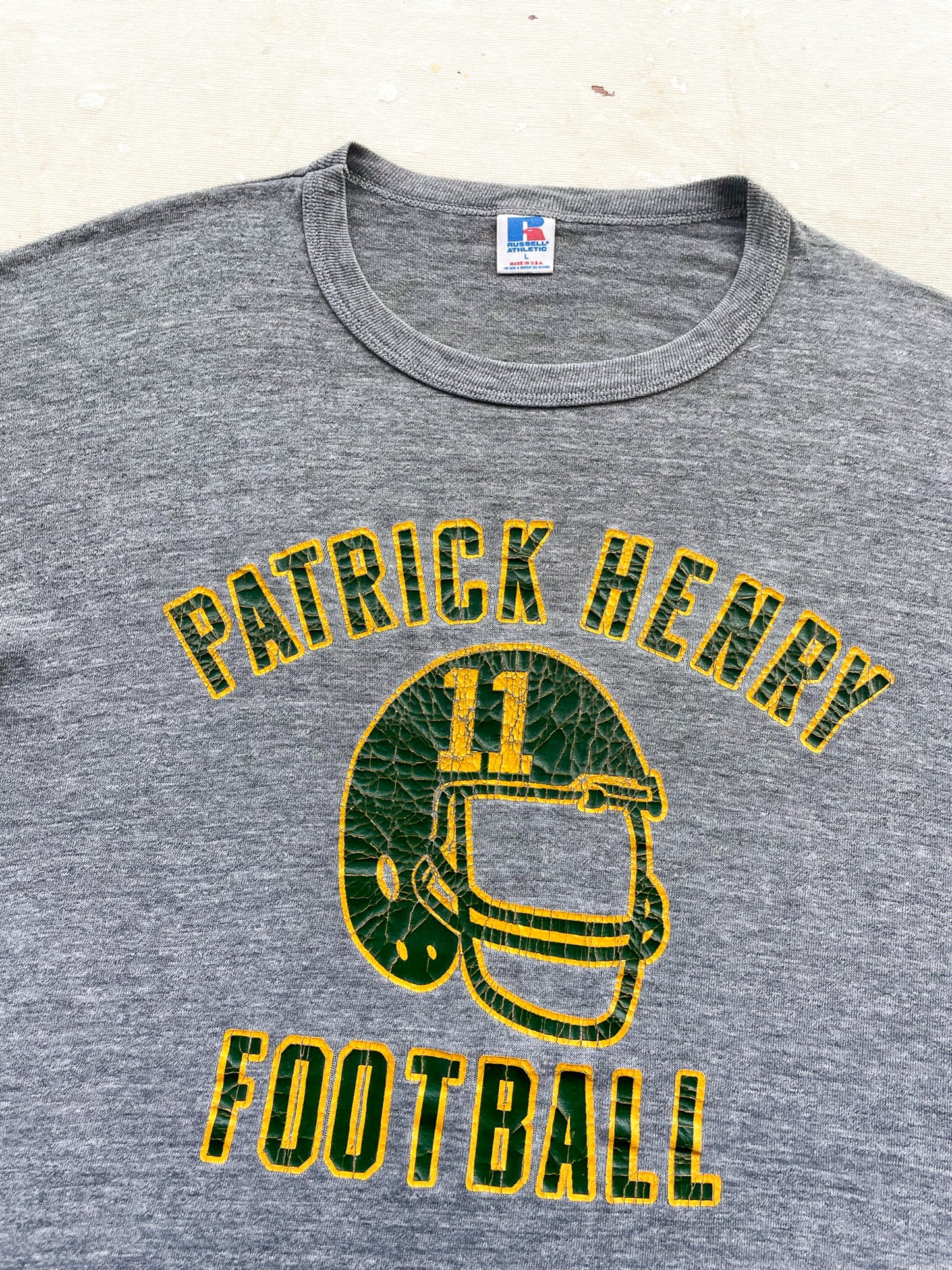 90's Patrick Henry Football T-Shirt—[L]