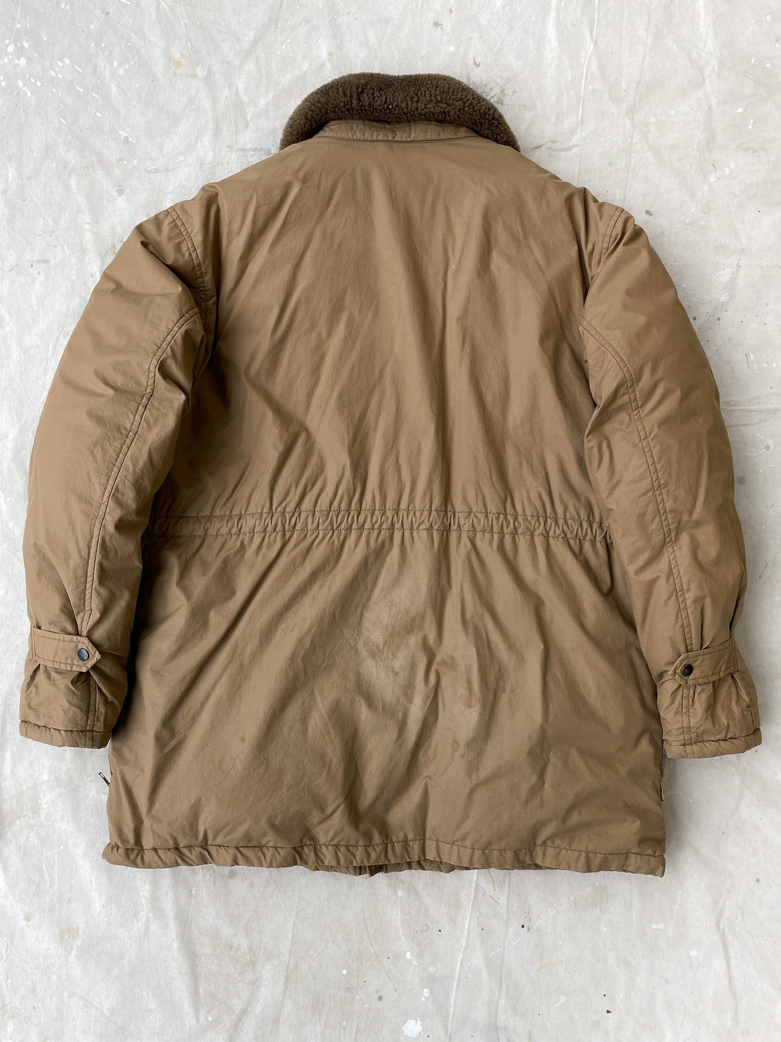 80's Polo Ralph Lauren Mouton Collar Down Parka—[L] – mahshu
