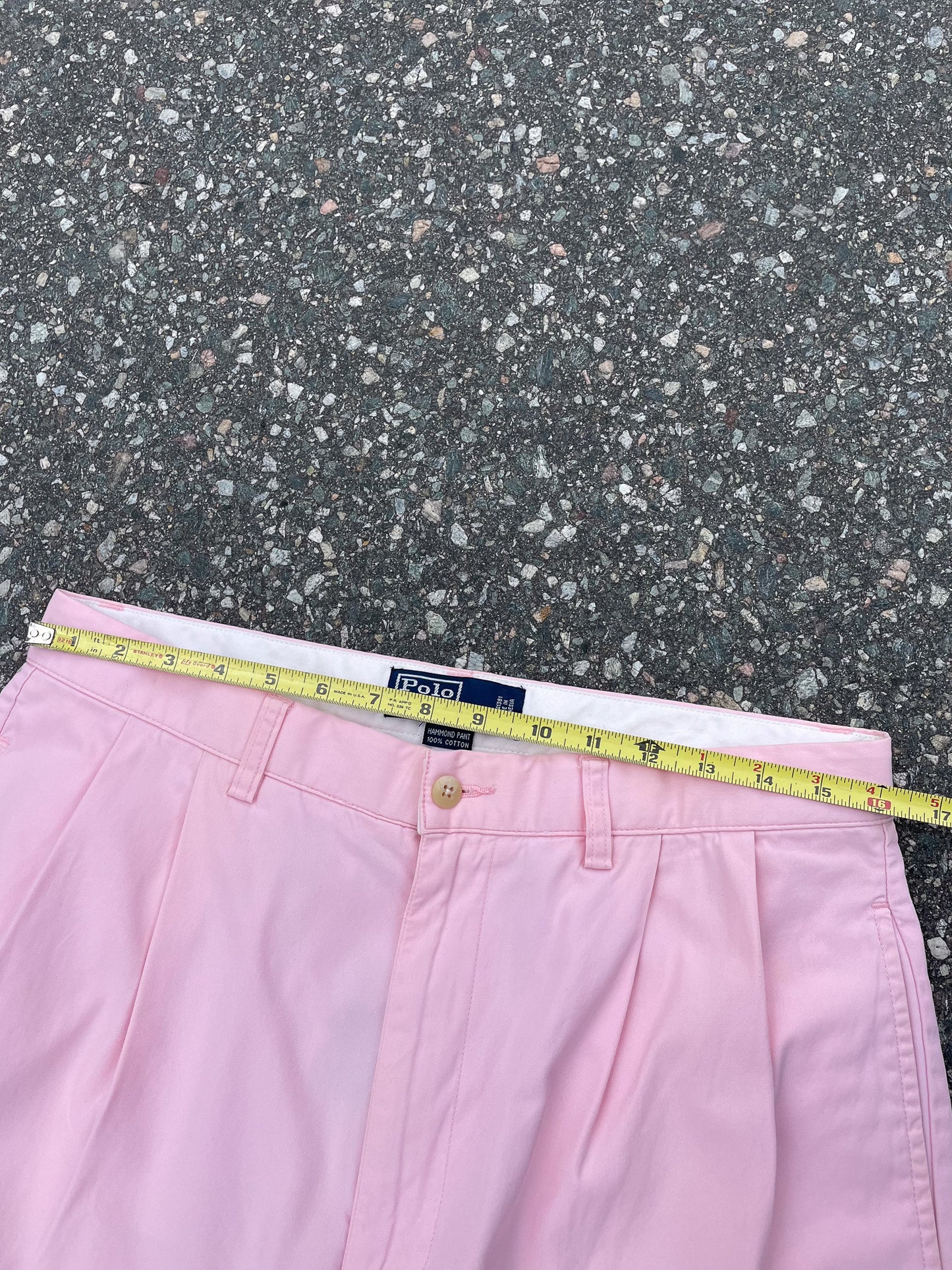 POLO RALPH LAUREN PINK HAMMOND KHAKIS—[32x30]